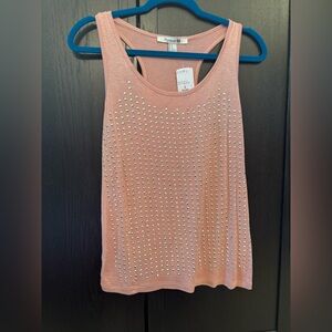 Forever 21 Pink Studded Women's Tank Top